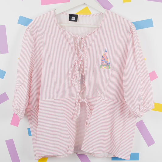 Sample - DLP Floral Tie Stripe Shirt