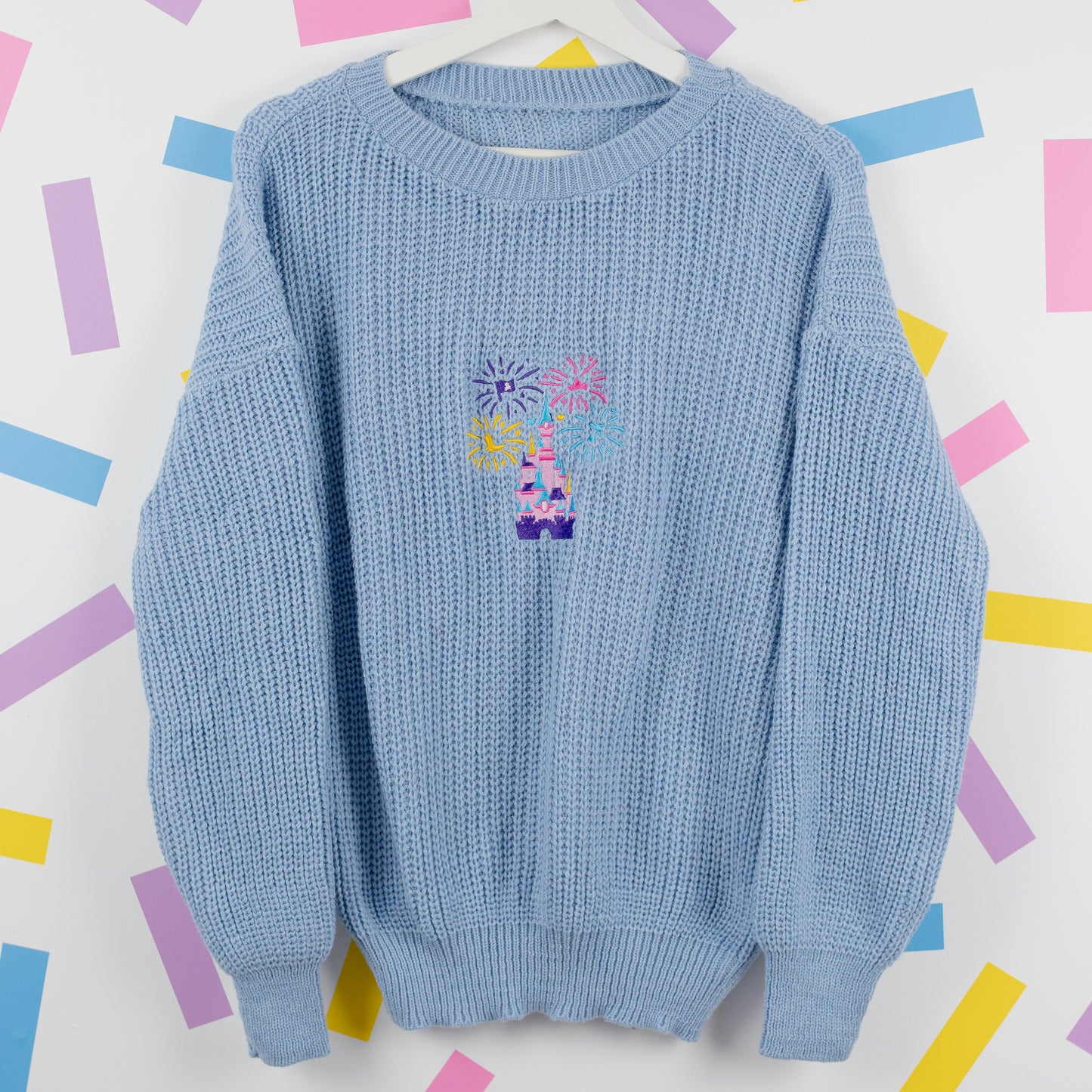 Sample - DLP Fireworks Knitted Blue Jumper