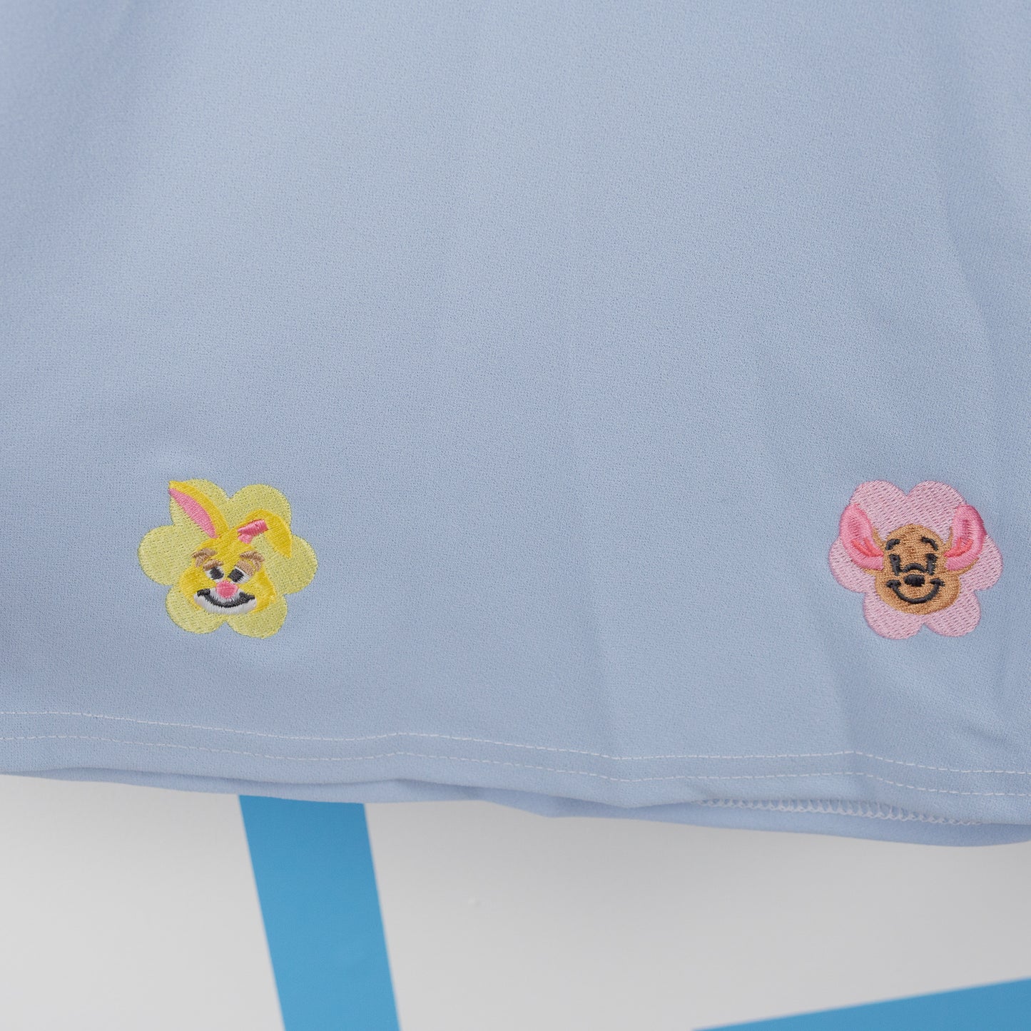 Sample - Winnie Flower Blue Skater Skirt