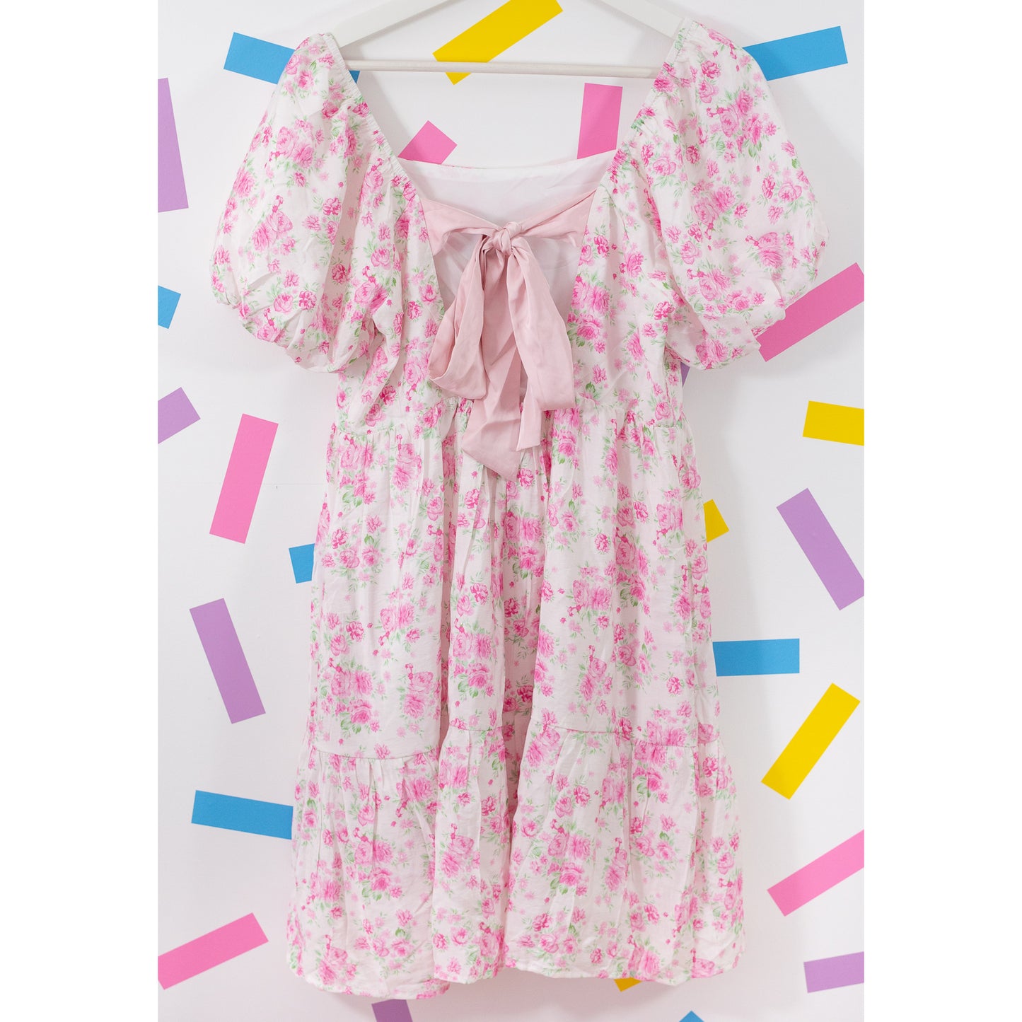 Walt Disney World Floral Castle Embroidered Dress