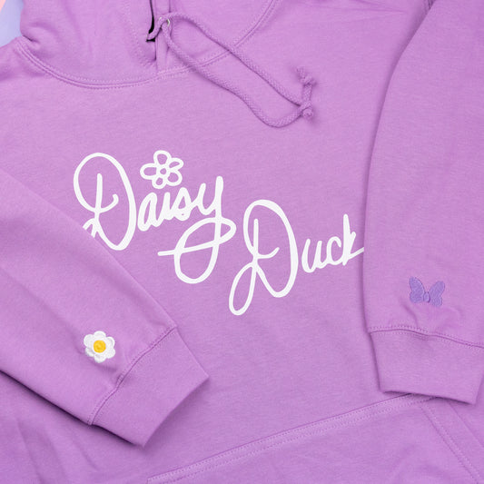 Daisy's Signature Embroidered Hoodie - Purple