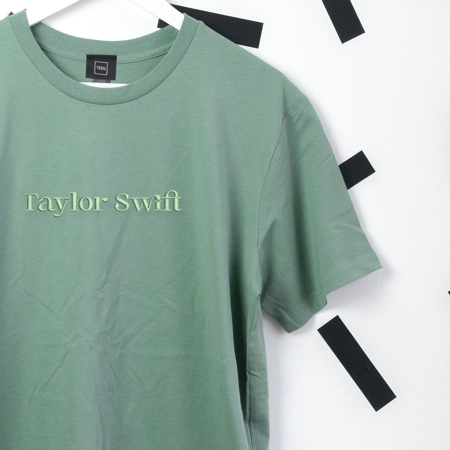 Debut Taylor Swift Embroidered Sage T-Shirt