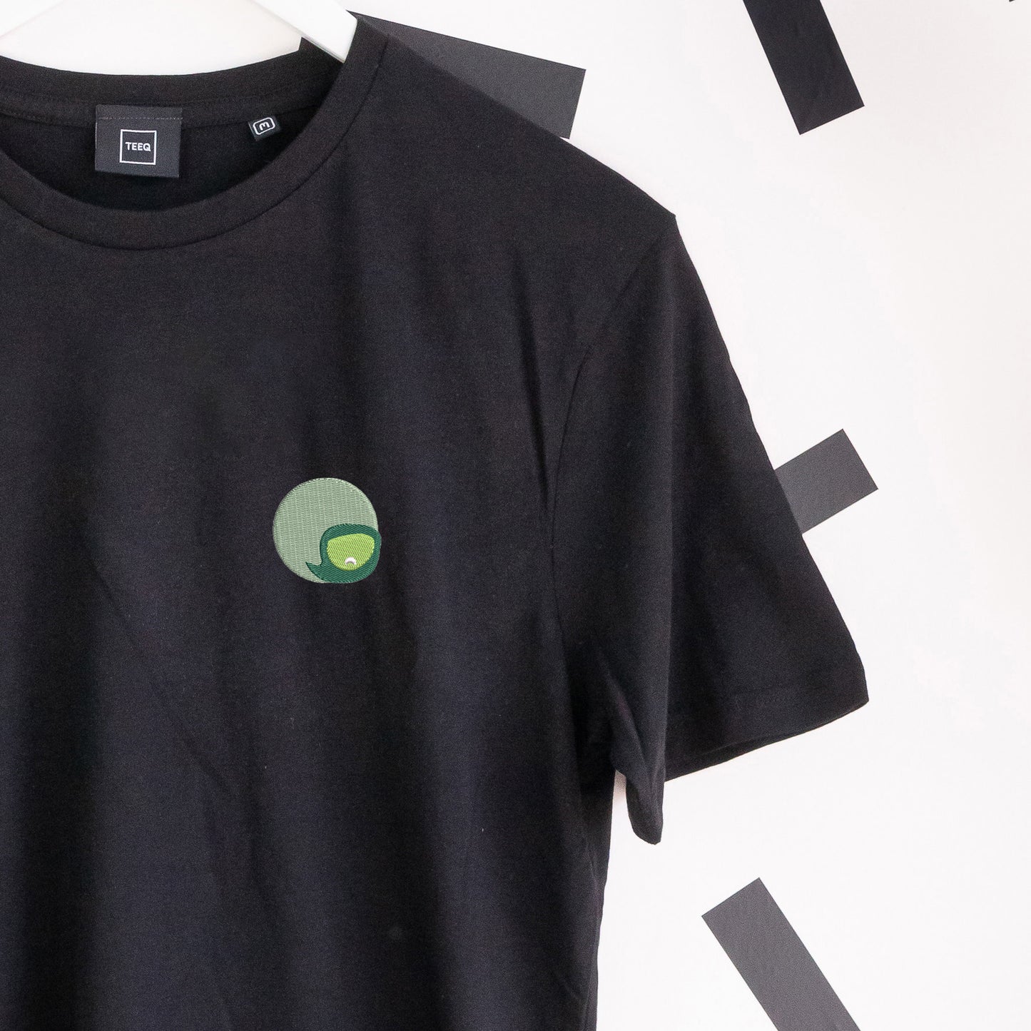 Disgust Embroidered T-Shirt - Black