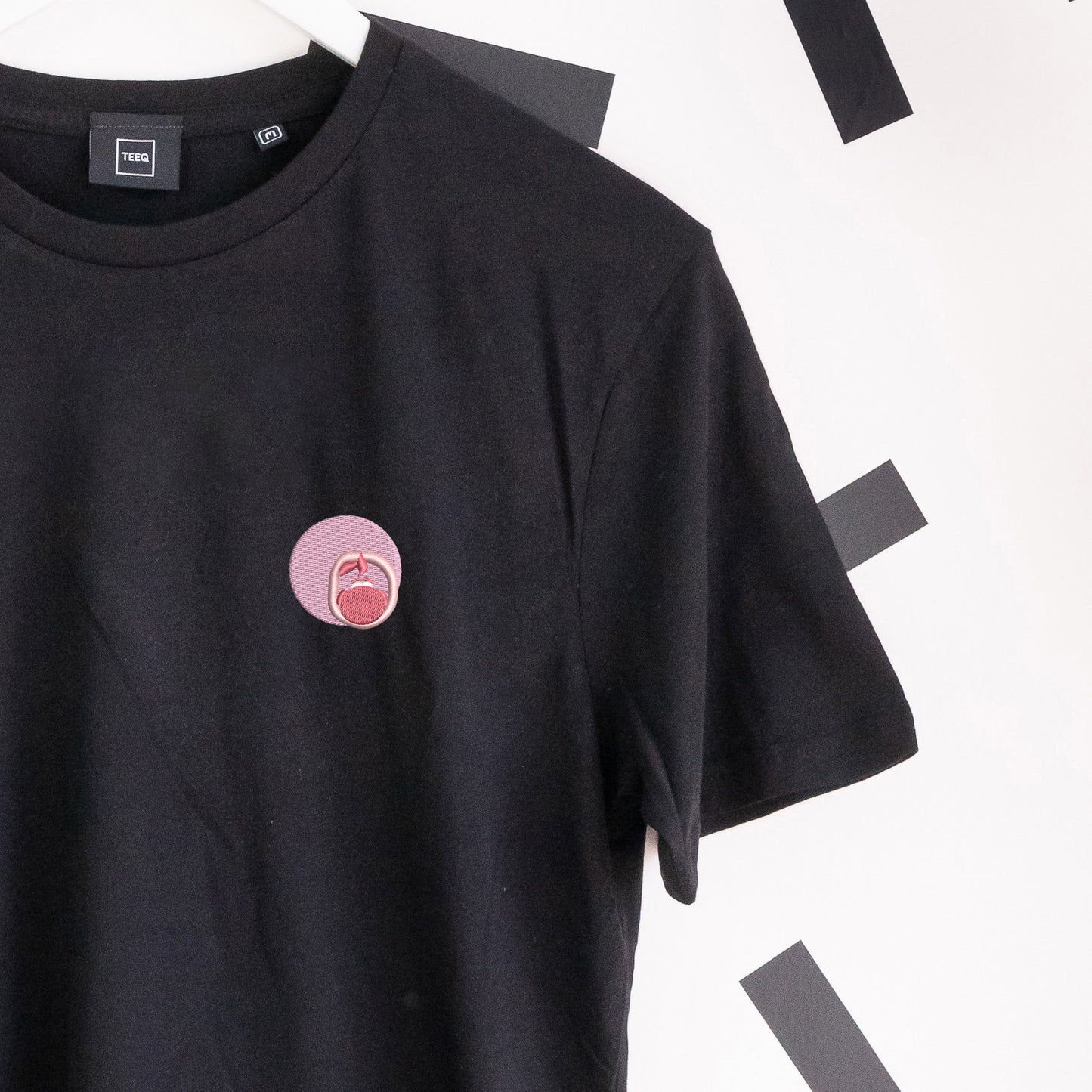 Embarrassment Embroidered T-Shirt - Black