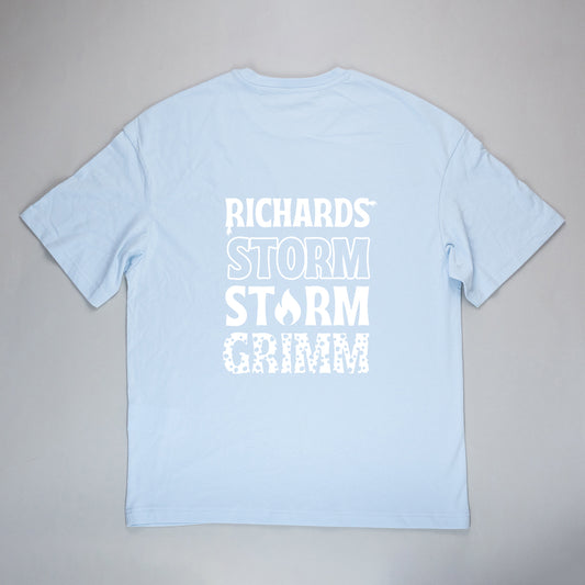 Fantastic Four Oversized Light Blue T-Shirt