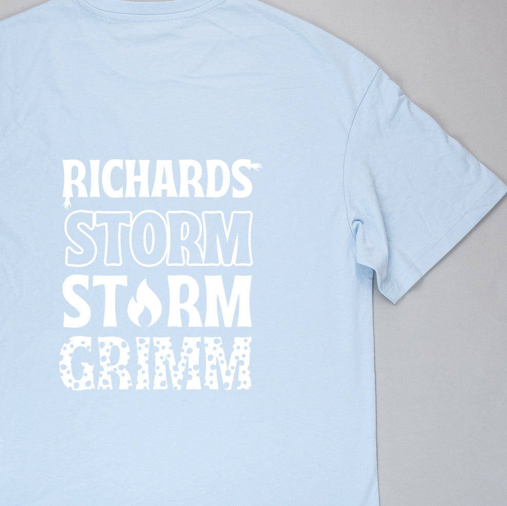 Fantastic Four Oversized Light Blue T-Shirt