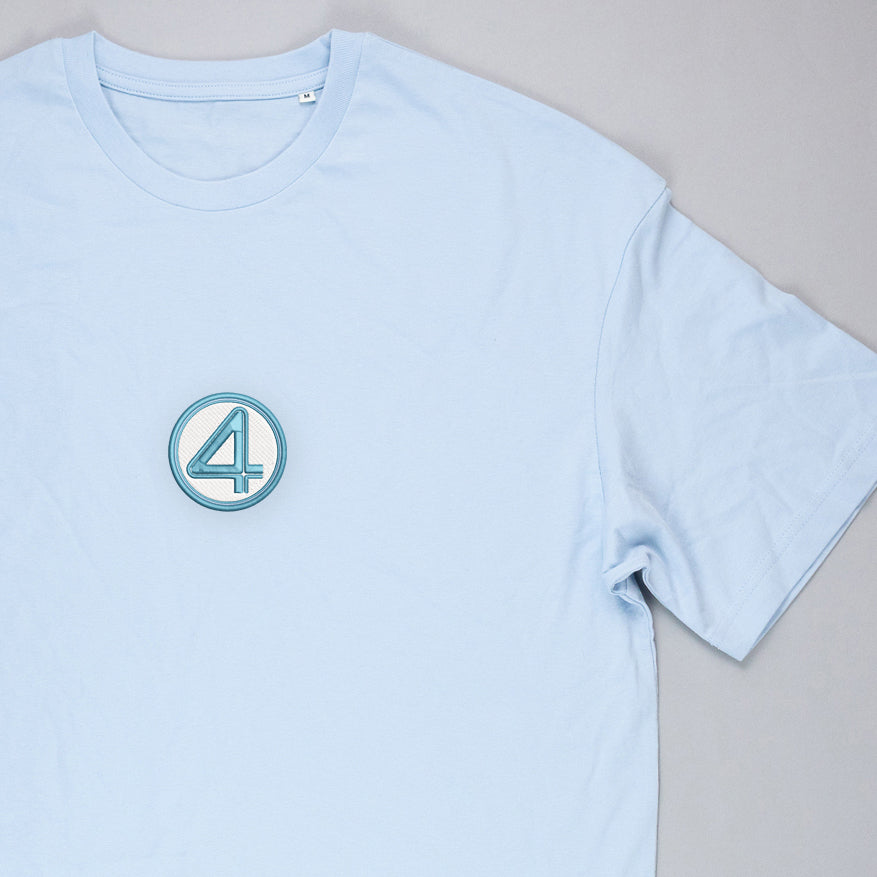 Fantastic Four Oversized Light Blue T-Shirt