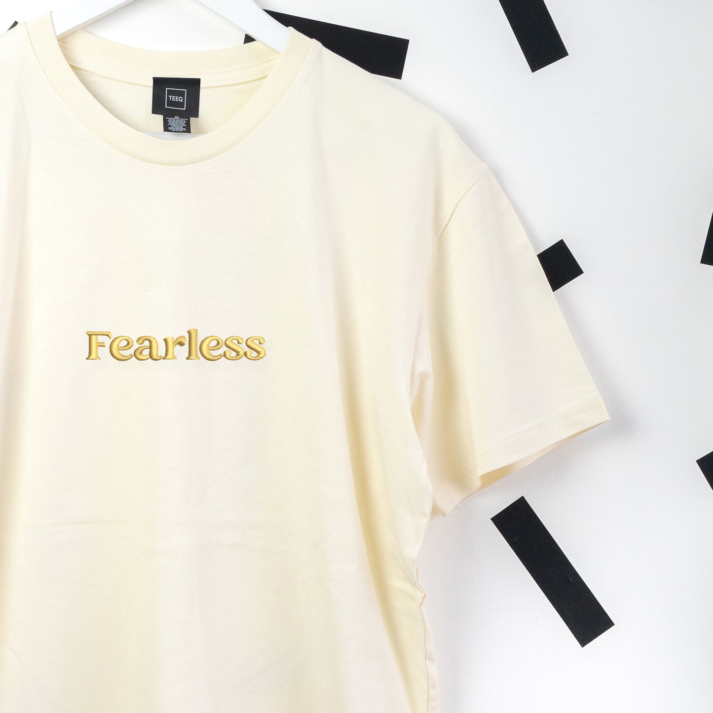 Fearless Taylor Swift Embroidered Ecru T-Shirt