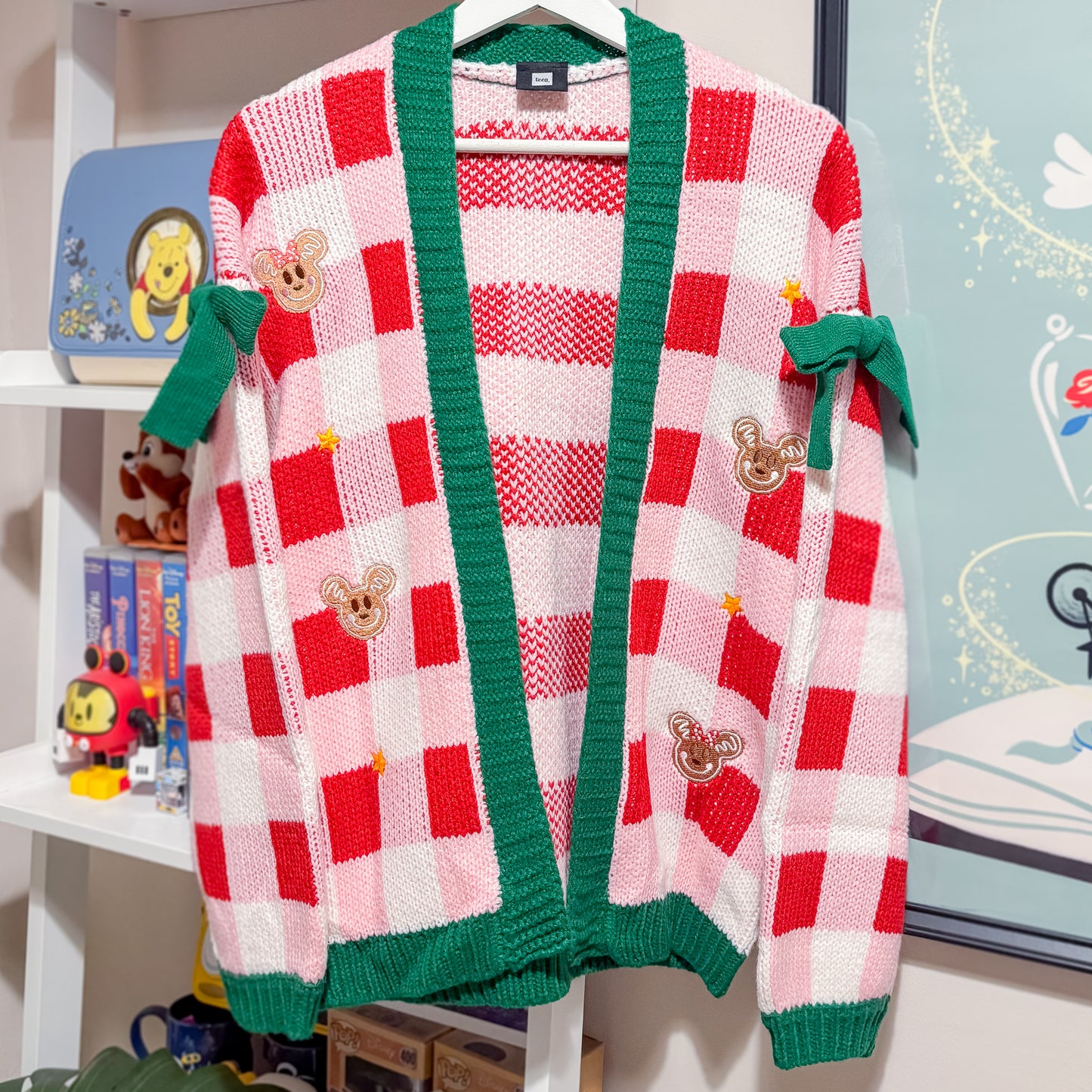 Gingerbread Mickey & Minnie Cardigan