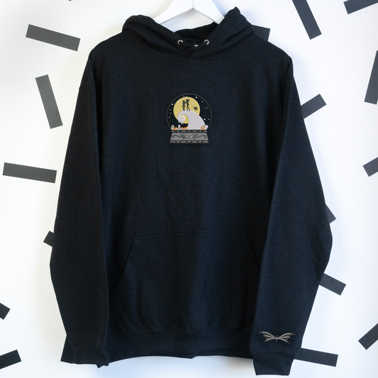 Jack Skellington Snowglobe Embroidered Hoodie
