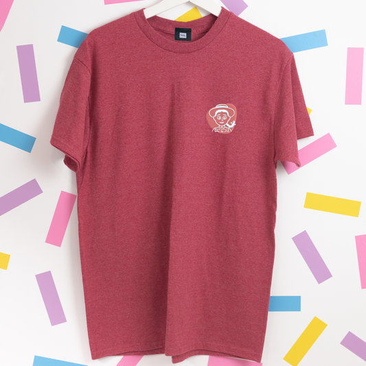 Jessie Toy Story Embroidered T-Shirt - Heather Red
