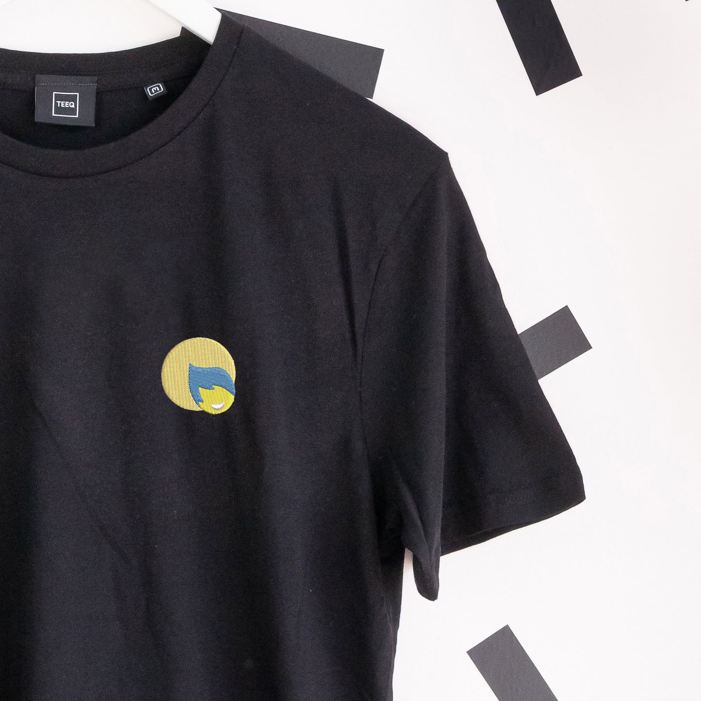 Joy Embroidered T-Shirt - Black
