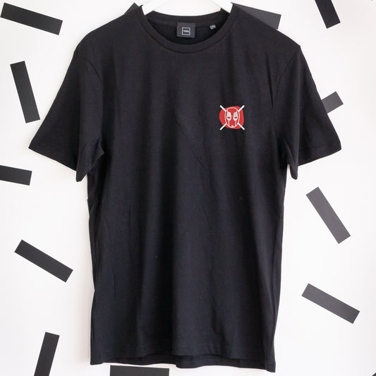 Deadpool Embroidered T-Shirt - Black