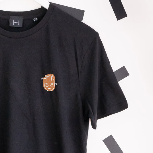 Groot Embroidered T-Shirt - Black