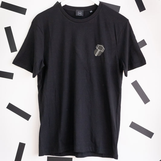 Thor Embroidered T-Shirt - Black