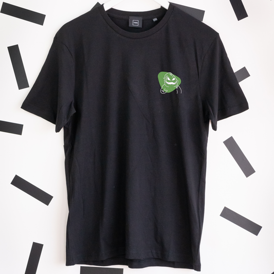 Oogie Boogie Embroidered Black T-Shirt