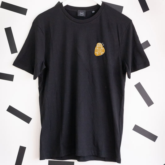 Orange Droid, BB8 Embroidered T-Shirt