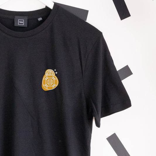 Orange Droid, BB8 Embroidered T-Shirt