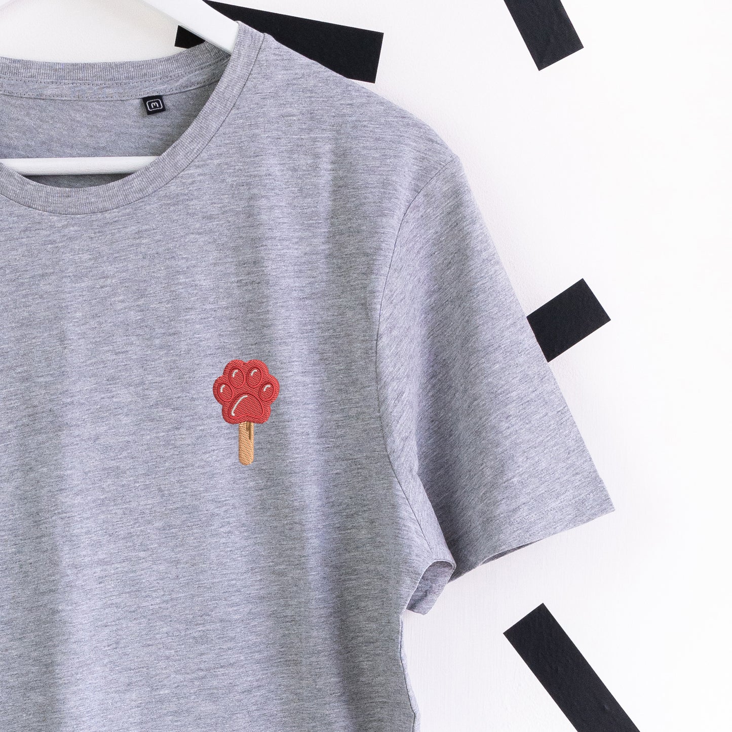 Pawpsicles Zootropolis Embroidered T-Shirt - Grey