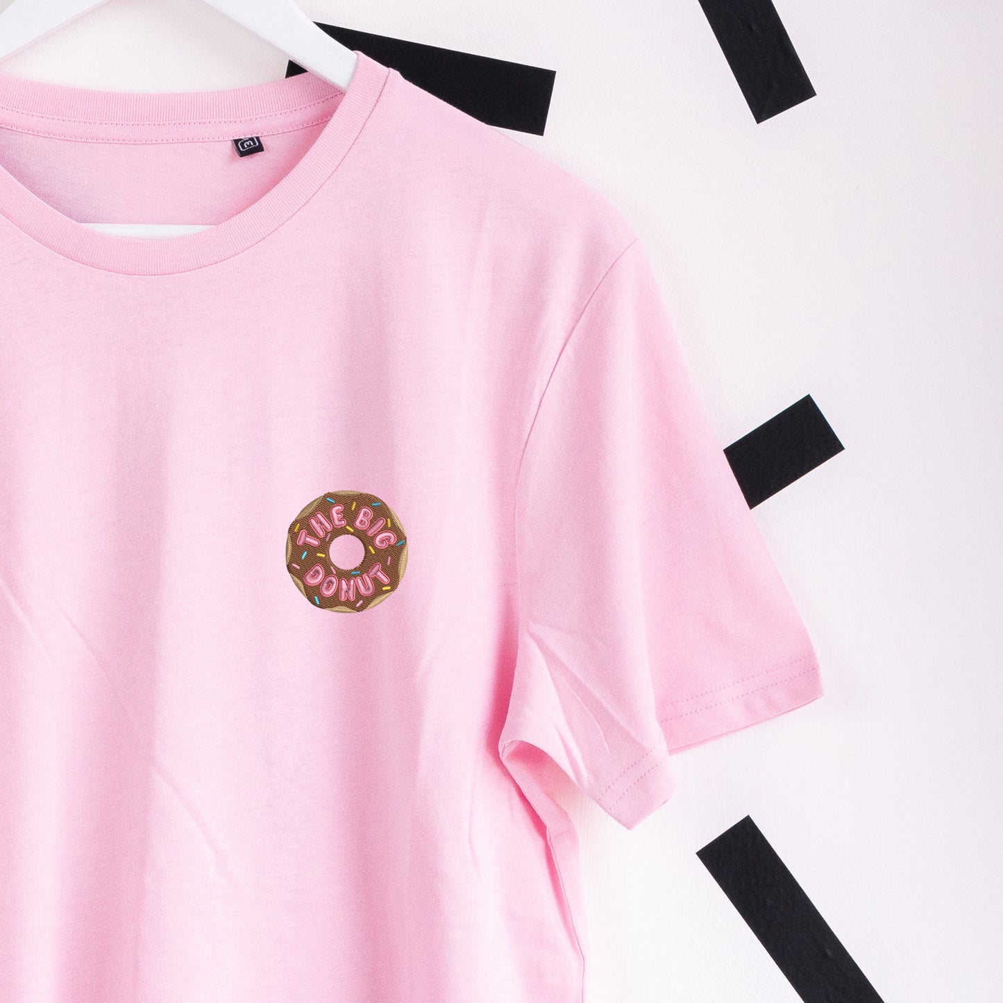 The Big Donut Zootropolis Embroidered T-Shirt - Pink