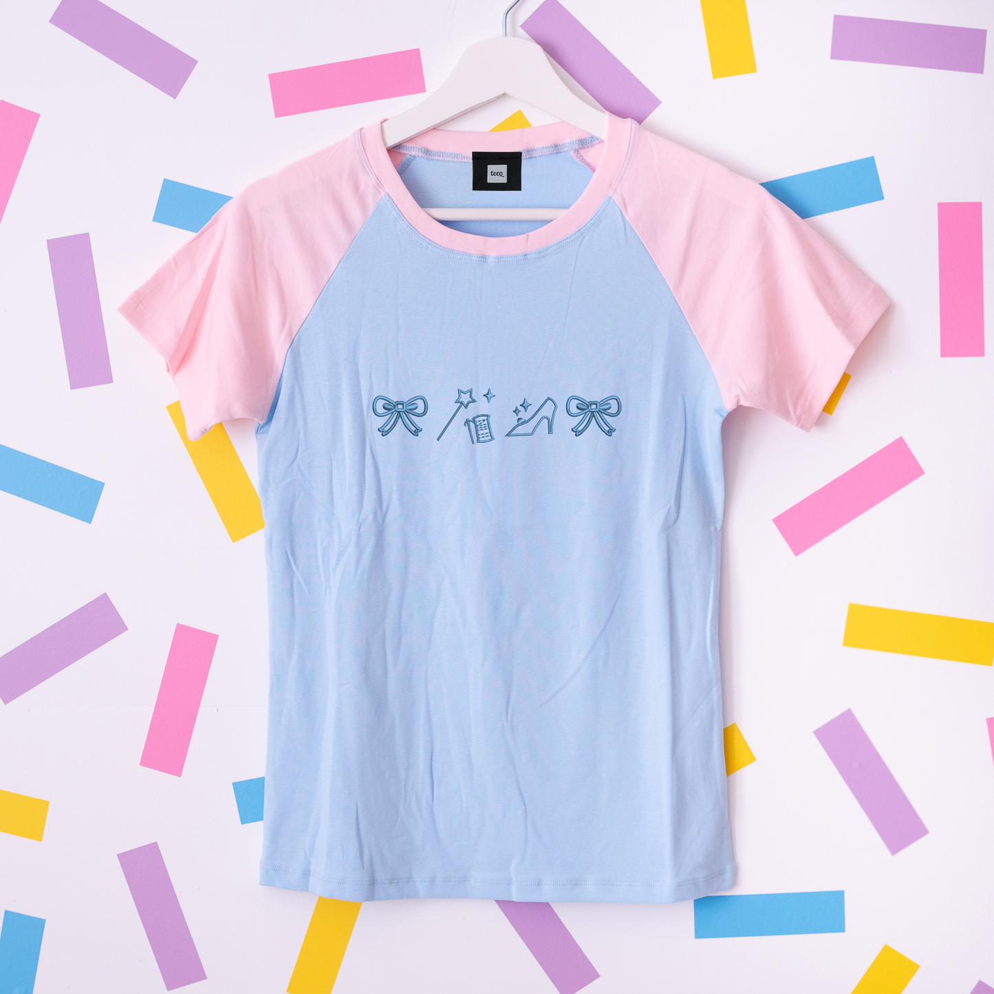 Cinderella Embroidered Ringer Women's T-Shirt