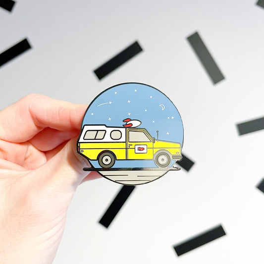 Pizza Planet Truck Scene Enamel Pin