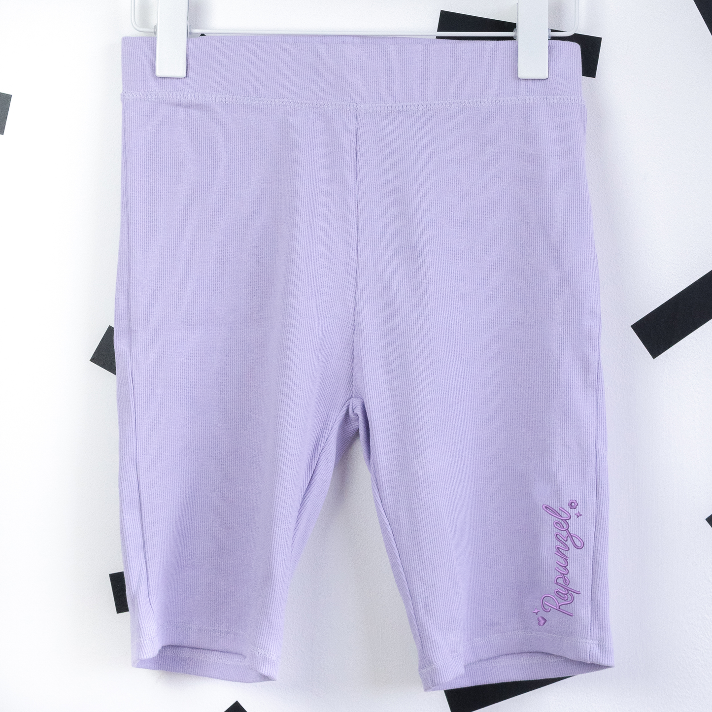 Rapunzel Lilac Embroidered Pocket Tee & Cycling Shorts Set
