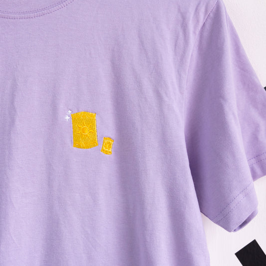 Rapunzel Embroidered T-Shirt - Purple