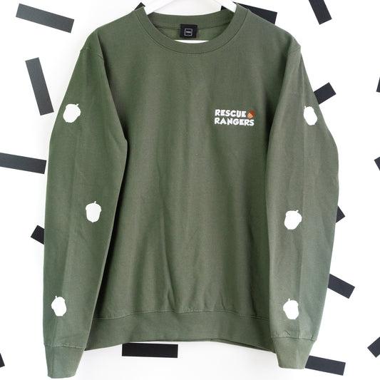 Rescue Rangers Embroidered Jumper - Green