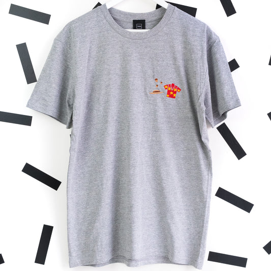 Rescue Rangers Embroidered T-Shirt - Grey