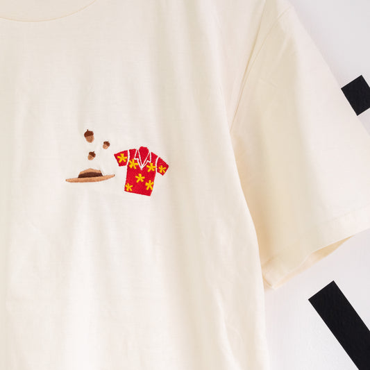Rescue Rangers Embroidered T-Shirt - Cream