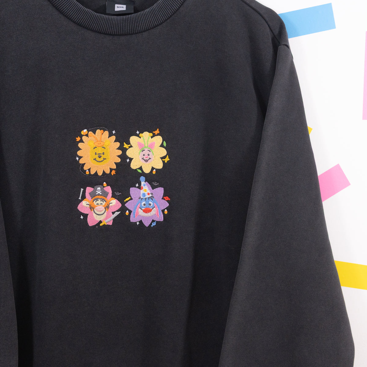 Winnie & Pals Halloween Embroidered Washed Jumper
