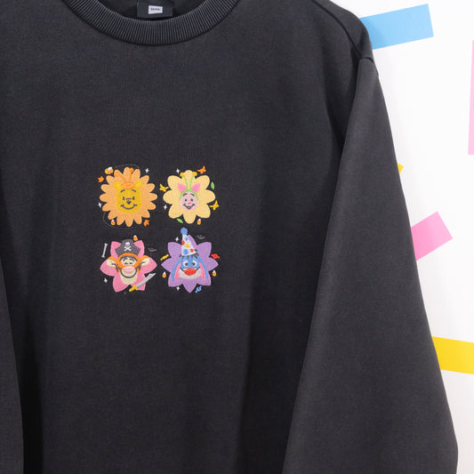 Winnie & Pals Halloween Embroidered Washed Jumper