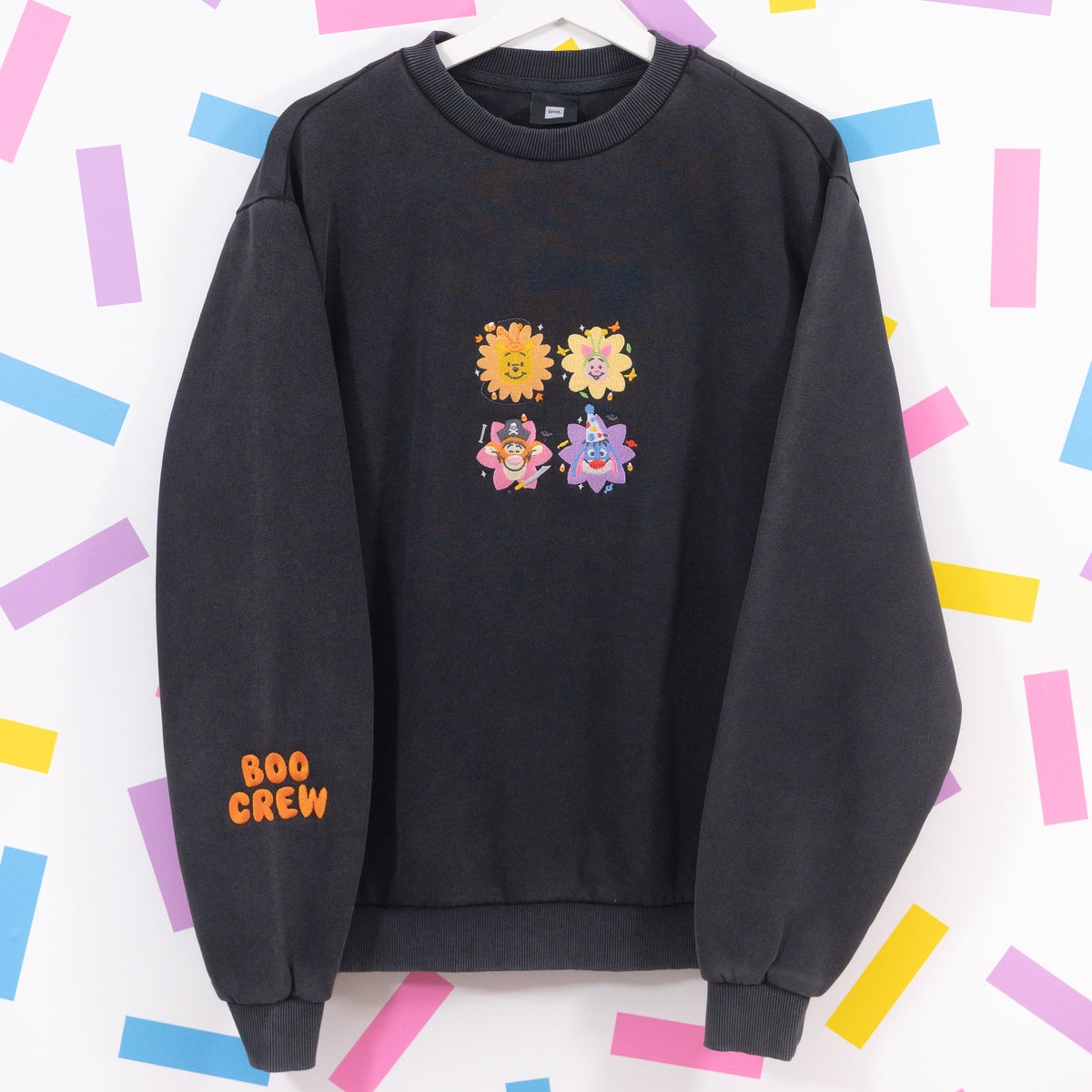 Winnie & Pals Halloween Embroidered Washed Jumper