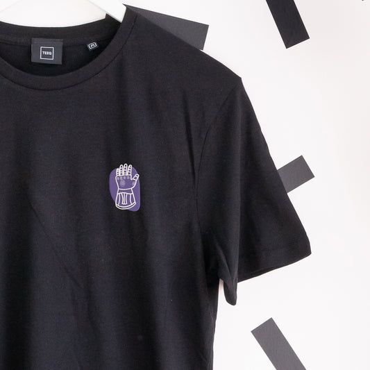 Thanos Embroidered T-Shirt - Black