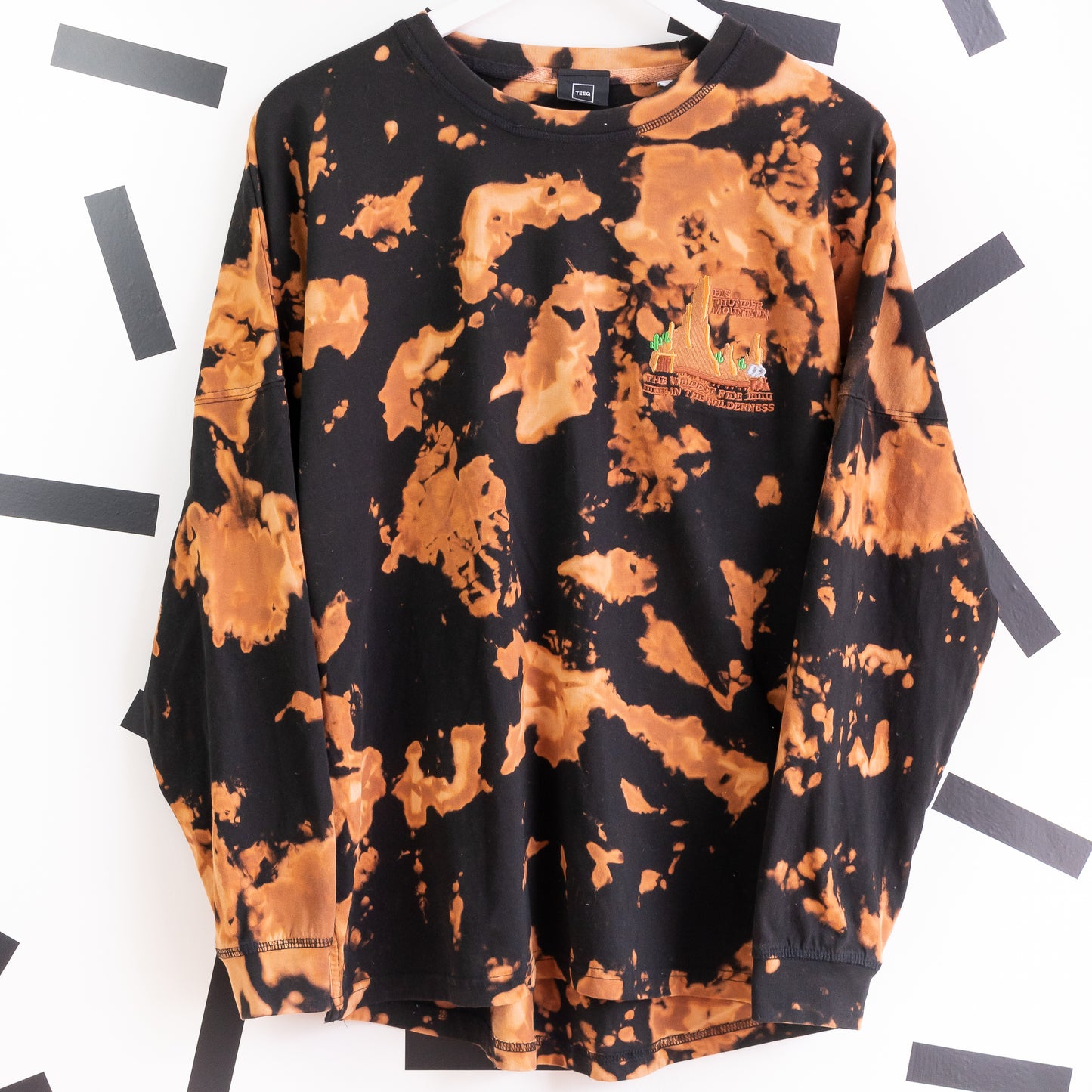 Thunder Mountain Embroidered Tie Dye Jersey