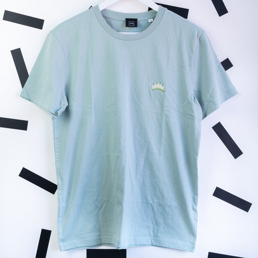 Tiana Embroidered T-Shirt - Dusty Green