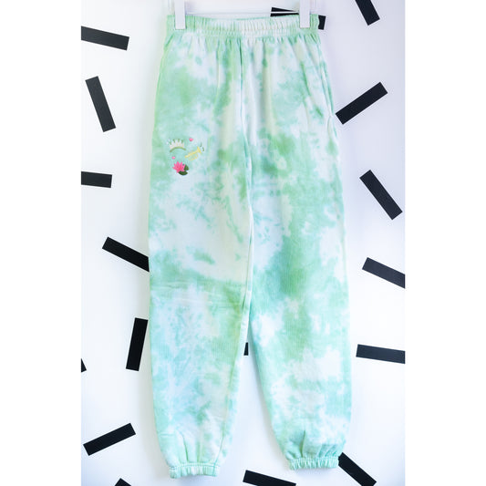 Tiana Embroidered Tie Dye Joggers