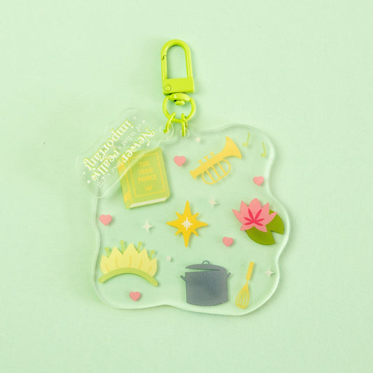 Tiana "Never lose sight ...” Keyring