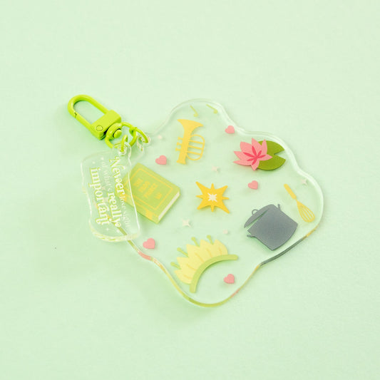 Tiana "Never lose sight ...” Keyring