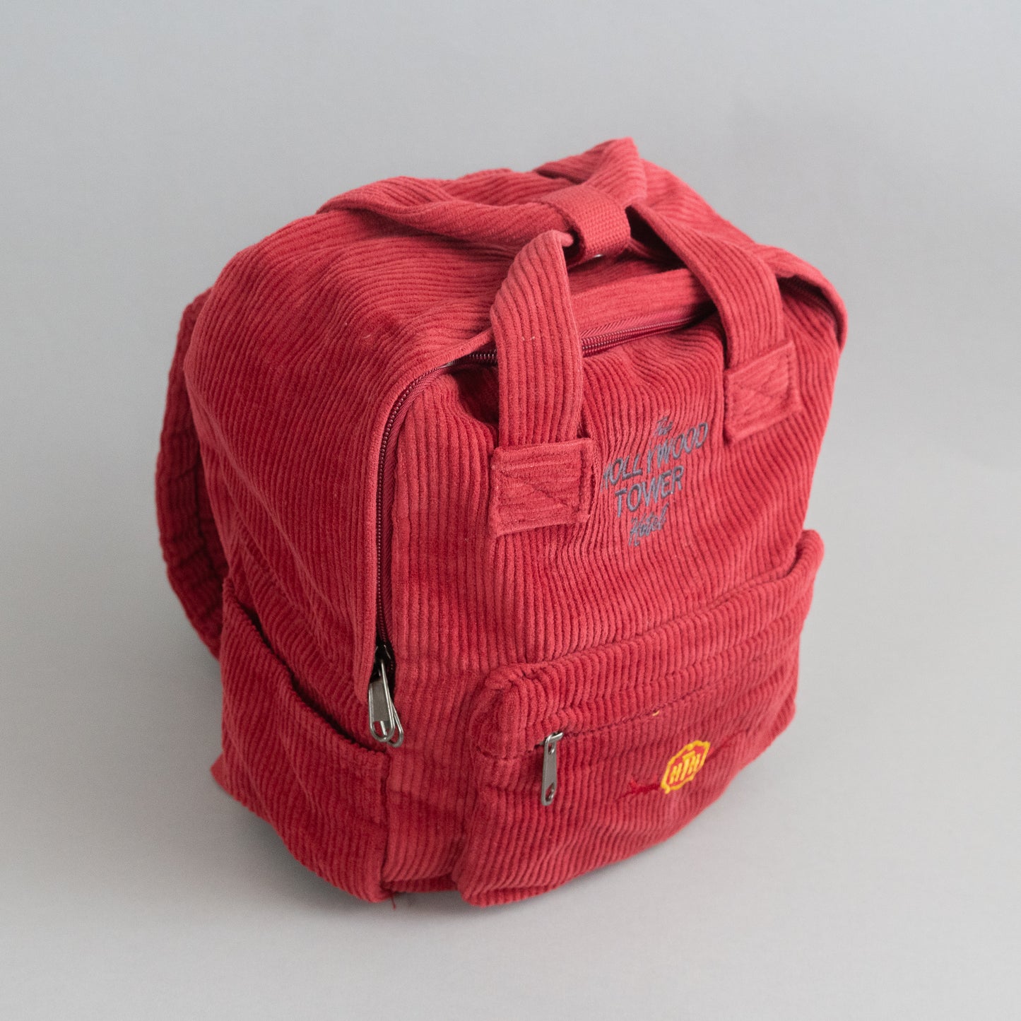 Tower of Terror Embroidered Cord Mini Backpack - Red