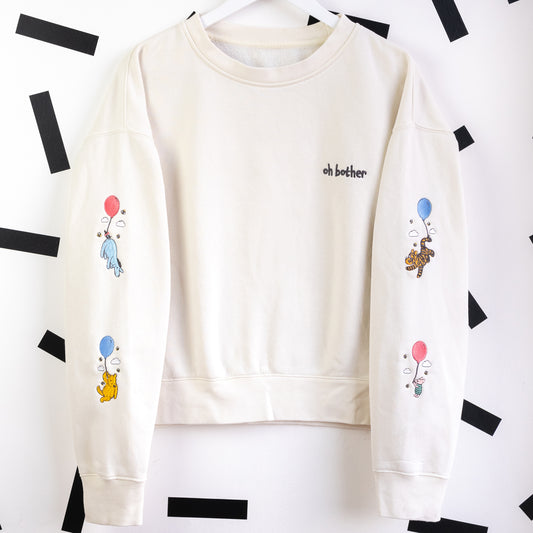 Winnie Balloons Embroidered Women's Jumper