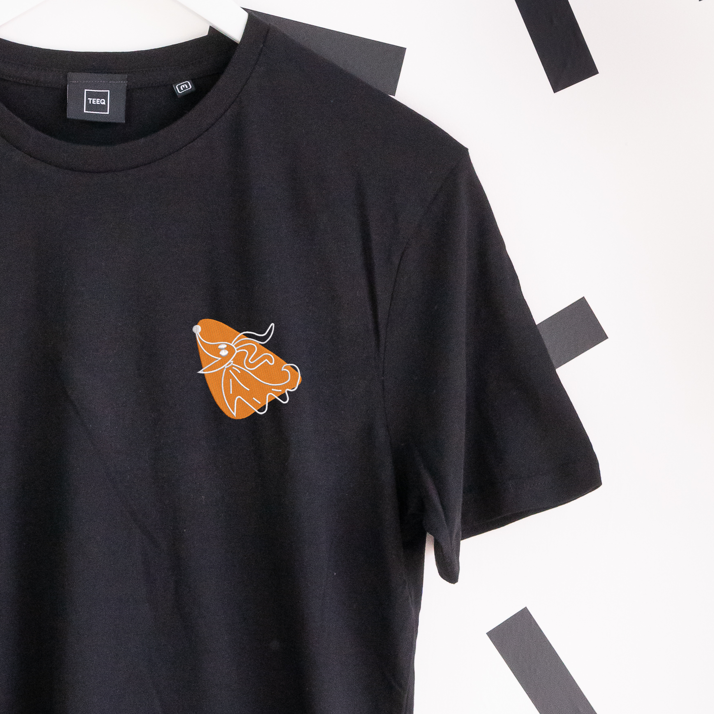 Zero Embroidered Black T-Shirt