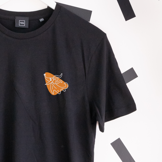 Zero Embroidered Black T-Shirt