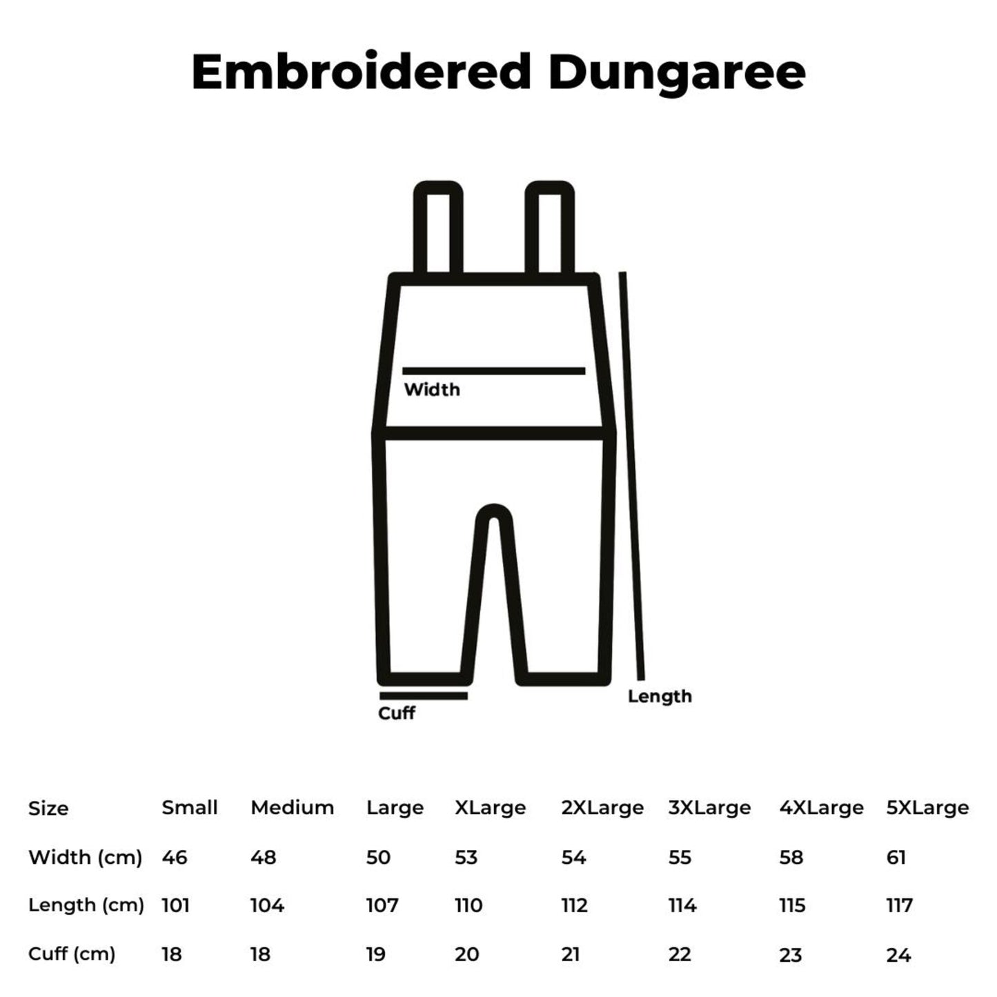 Mickey Rainbow All Over Embroidered Dungarees