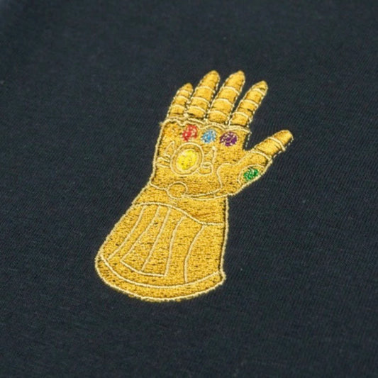 Thanos Gauntlet Inspired Black Jumper