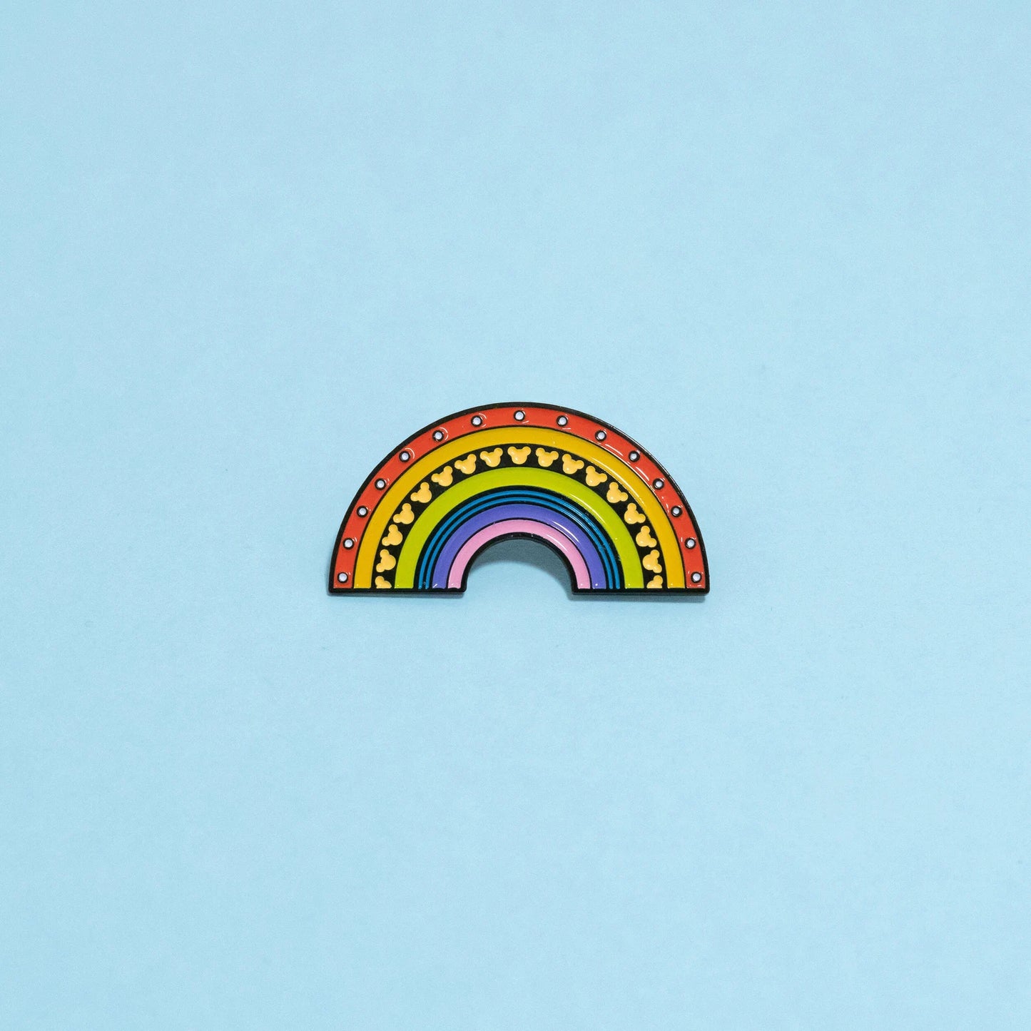 Mickey's Rainbow Enamel Pin
