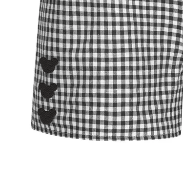 Mickey Black Gingham Shorts