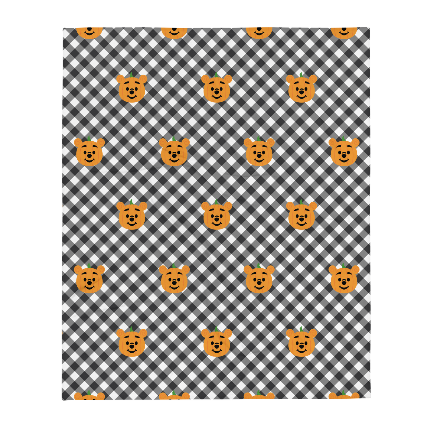 Winnie Pumpkin Pattern Blanket