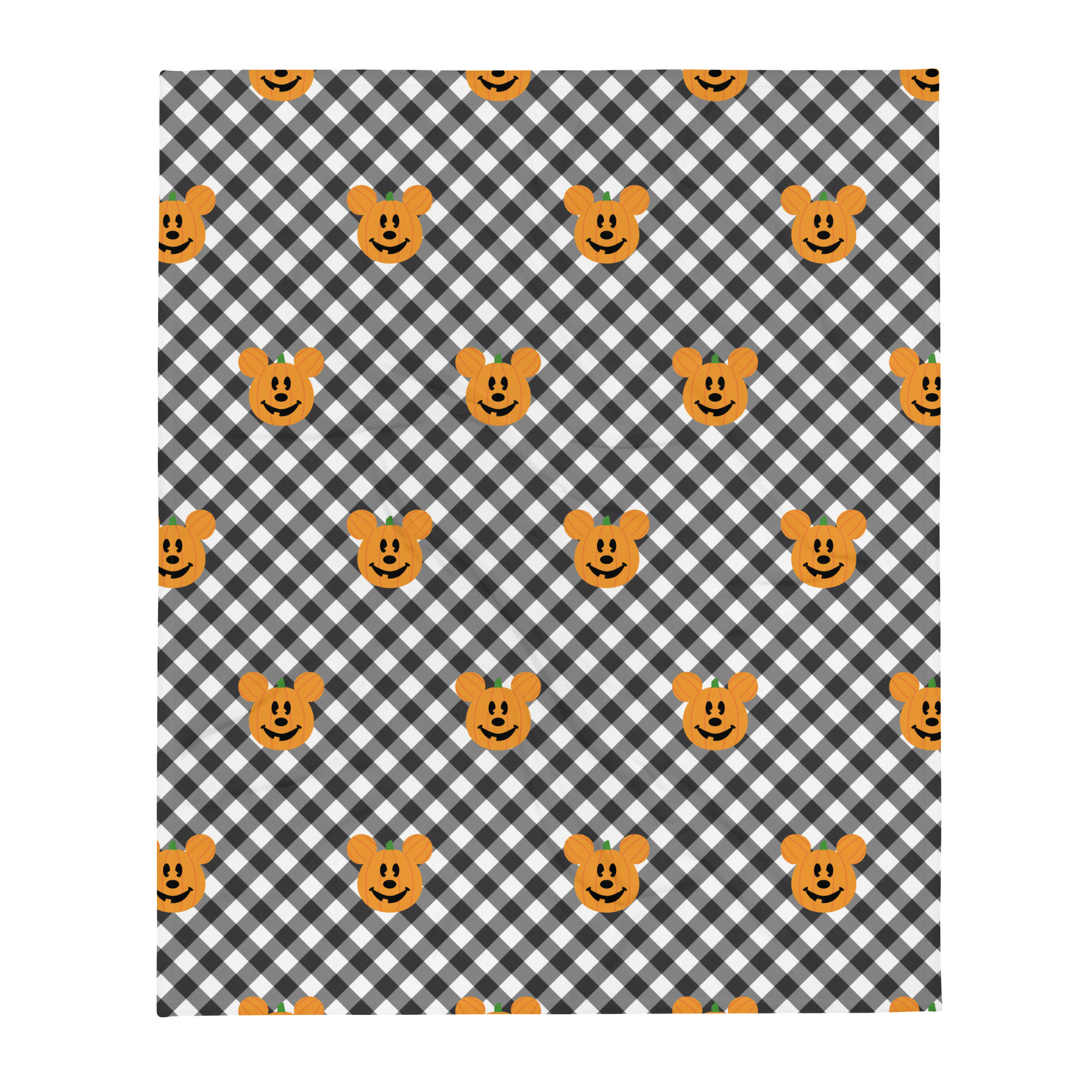 Mickey Pumpkin Pattern Blanket